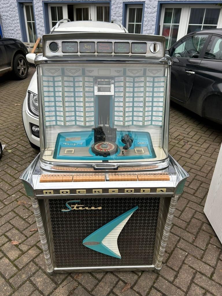 Jukebox Rock-ola Tempo 2/200, Verzamelen, Ophalen, Gebruikt, 1950 tot 1960, Rock Ola