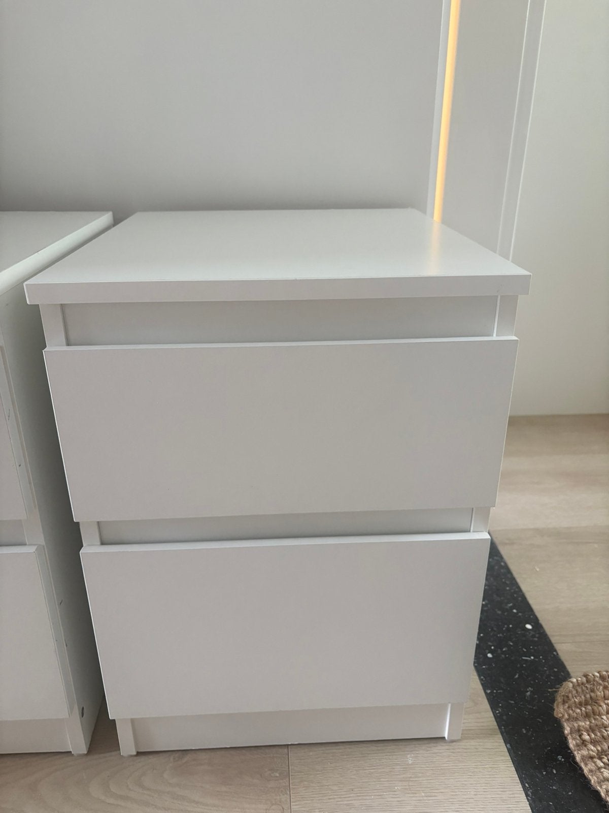 Ikea nachtkastje wit, Ophalen, Zo goed als nieuw, Minder dan 45 cm, 55 tot 70 cm