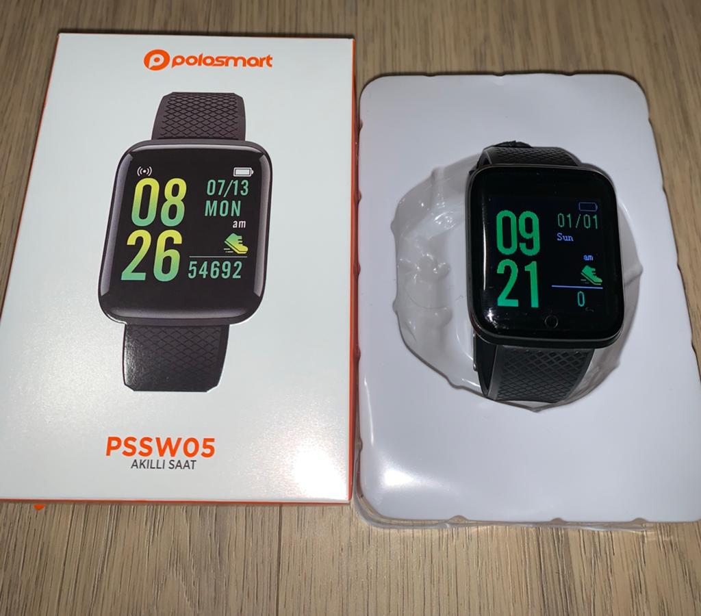 Polosmart PSSW05 Watch NIEUW, Ophalen of Verzenden, Nieuw, Zwart, Android