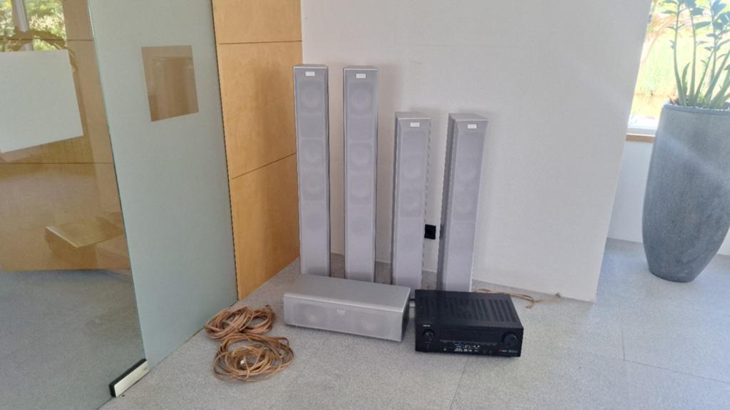 Quadral Ascent 5.1 Home Cinema Set met Denon Receiver, Audio, Tv en Foto, Home Cinema-sets, Gebruikt, 70 watt of meer, 5.1-systeem
