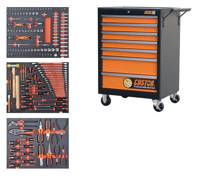 Gereedschapswagen COMPACT, 3 Laden Gevuld In FOAM, Ophalen, Nieuw