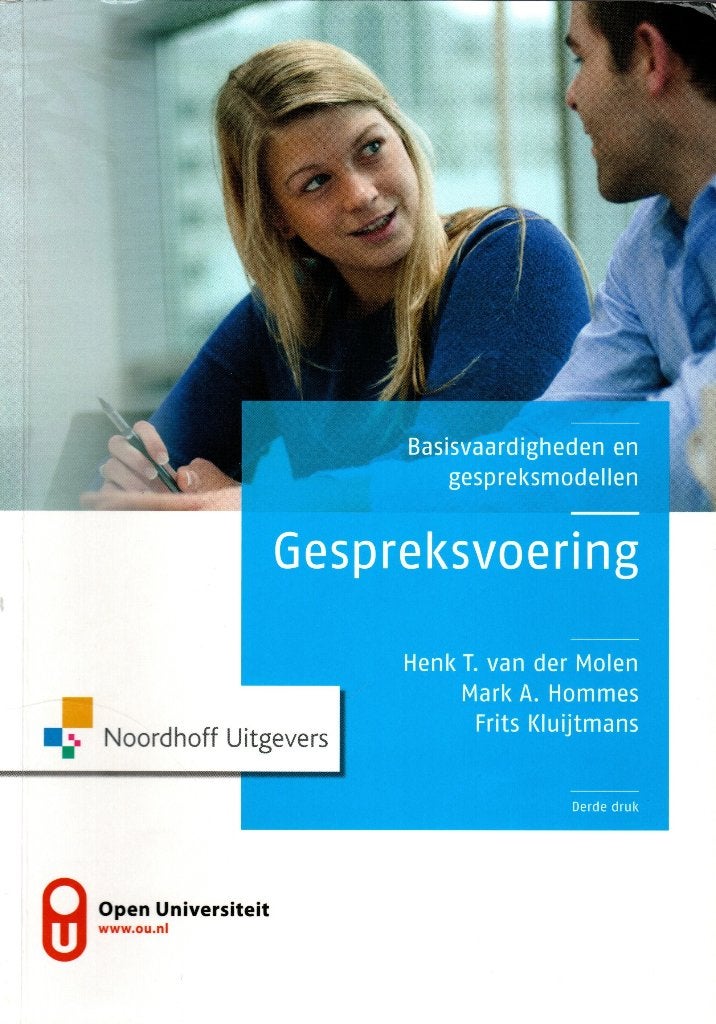 Gespreksvoering. Basisvaardigheden en gespreksmodellen, Henk, Boeken, Ophalen of Verzenden, Zo goed als nieuw