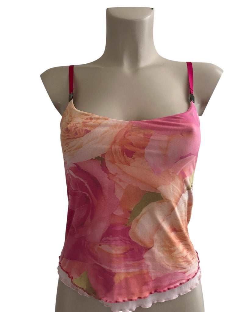 Marc Cain top XS, Ophalen of Verzenden, Zo goed als nieuw, Roze, Zonder mouw