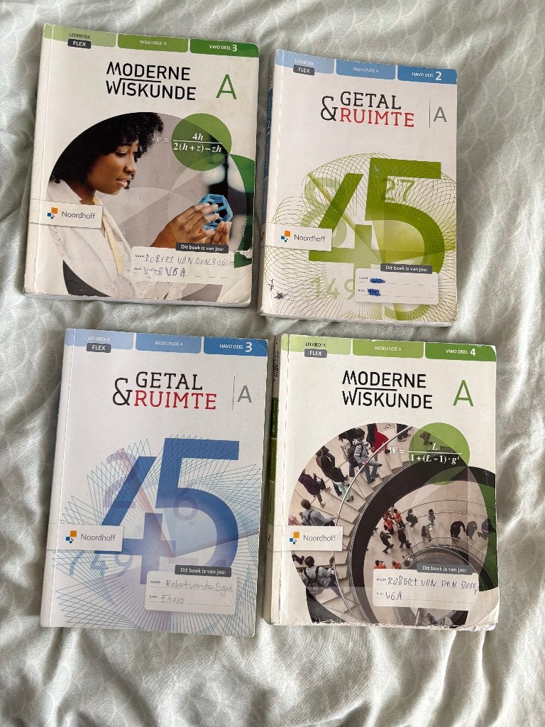 Moderne Wiskunde VWO en Havo 12de editie, Boeken, Ophalen of Verzenden, Zo goed als nieuw, Noordhoff Uitgevers, Overige onderwerpen