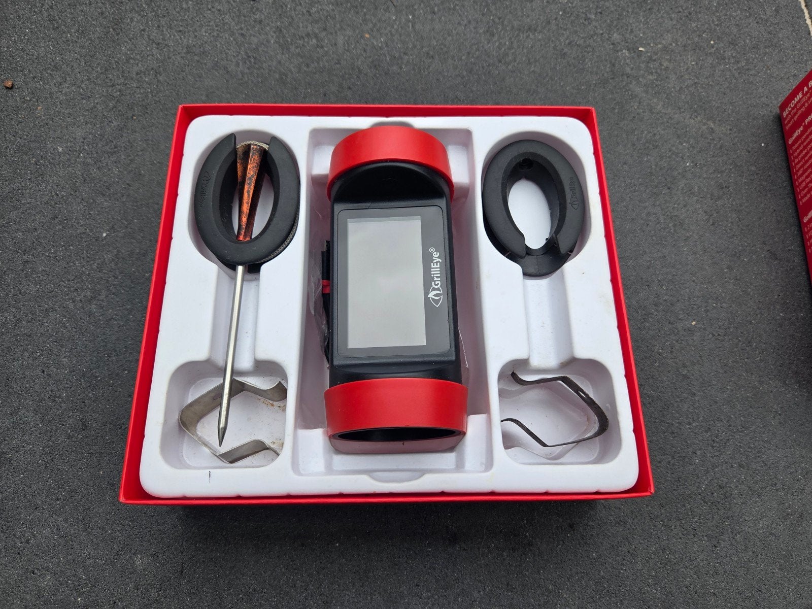 GrillEye Pro Plus Smart Bluetooth Wi-Fi BBQ-thermometer, Ophalen of Verzenden, Gebruikt, GrillEye