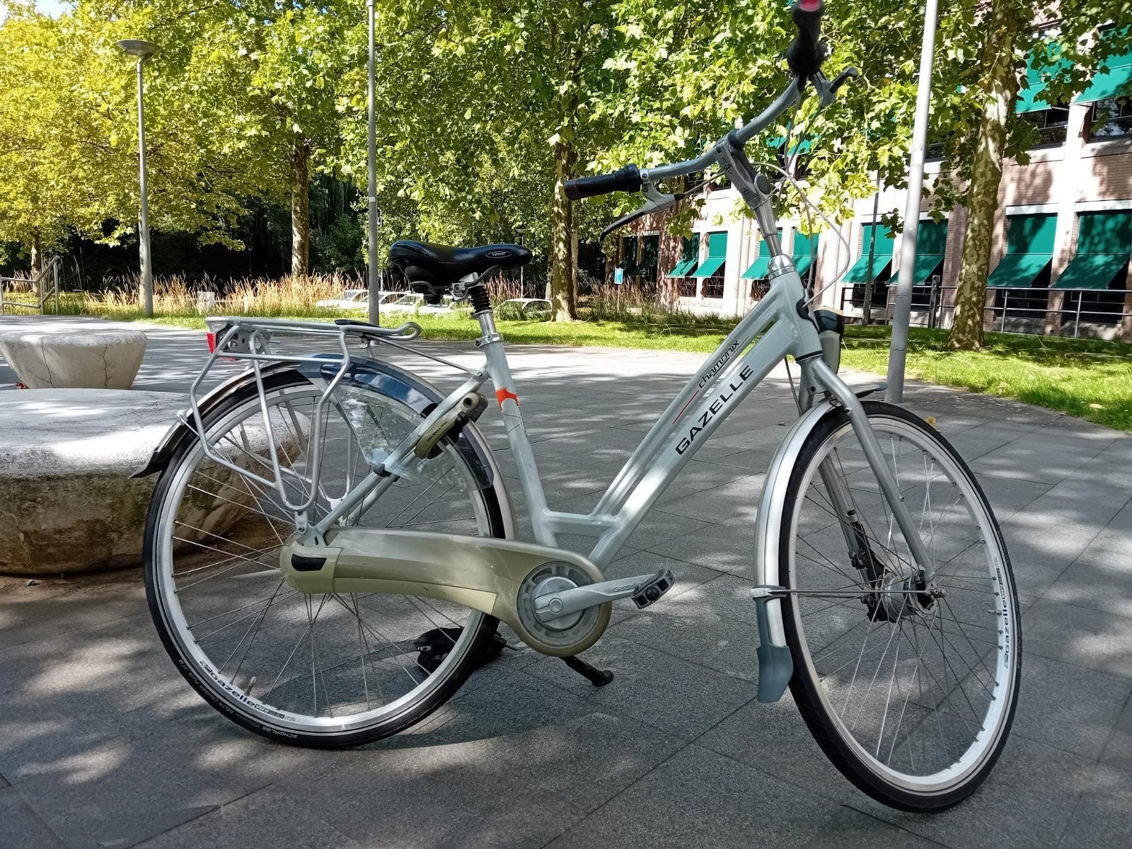 Gazelle Chamonix Damesfiets - 7 Versnellingen, Ophalen, Velgrem, Versnellingen, Gazelle