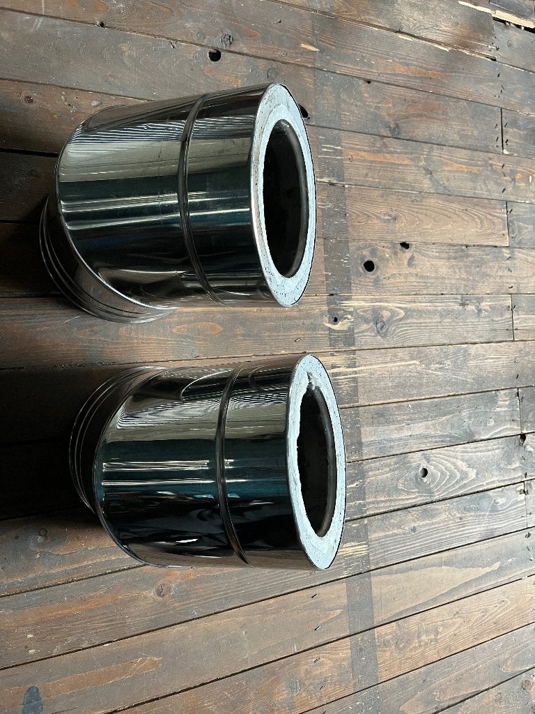 Isoduct 45 bochten 150/228, Bochten, Gebruikt, Ophalen of Verzenden, Rvs
