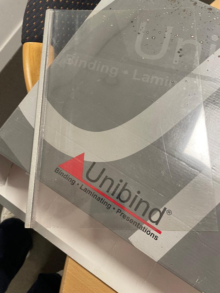 Unibind showmappen, Diversen, Bureau-accessoires, Ophalen of Verzenden, Nieuw