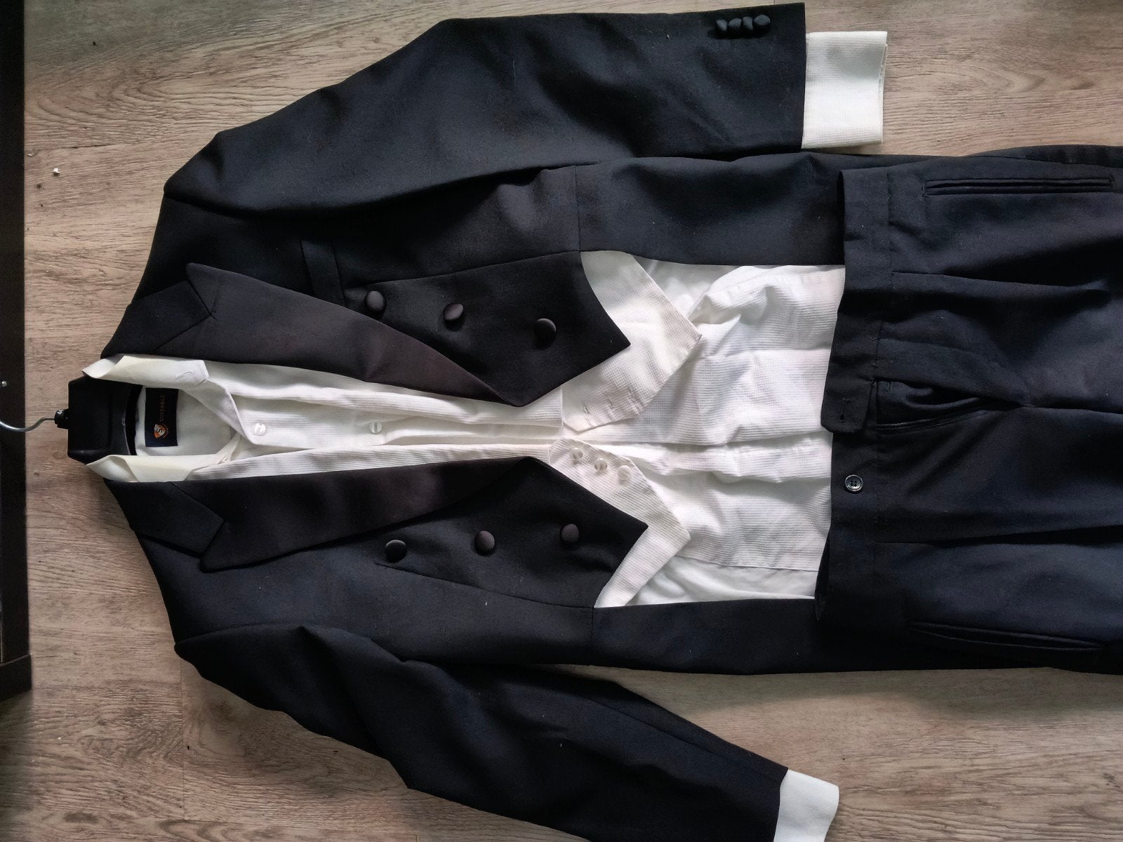 Rokkostuum (White Tie) van Suitable - Maat 44, Kleding | Heren, Zwart, Ophalen of Verzenden, Maat 46 (S) of kleiner, Suitable