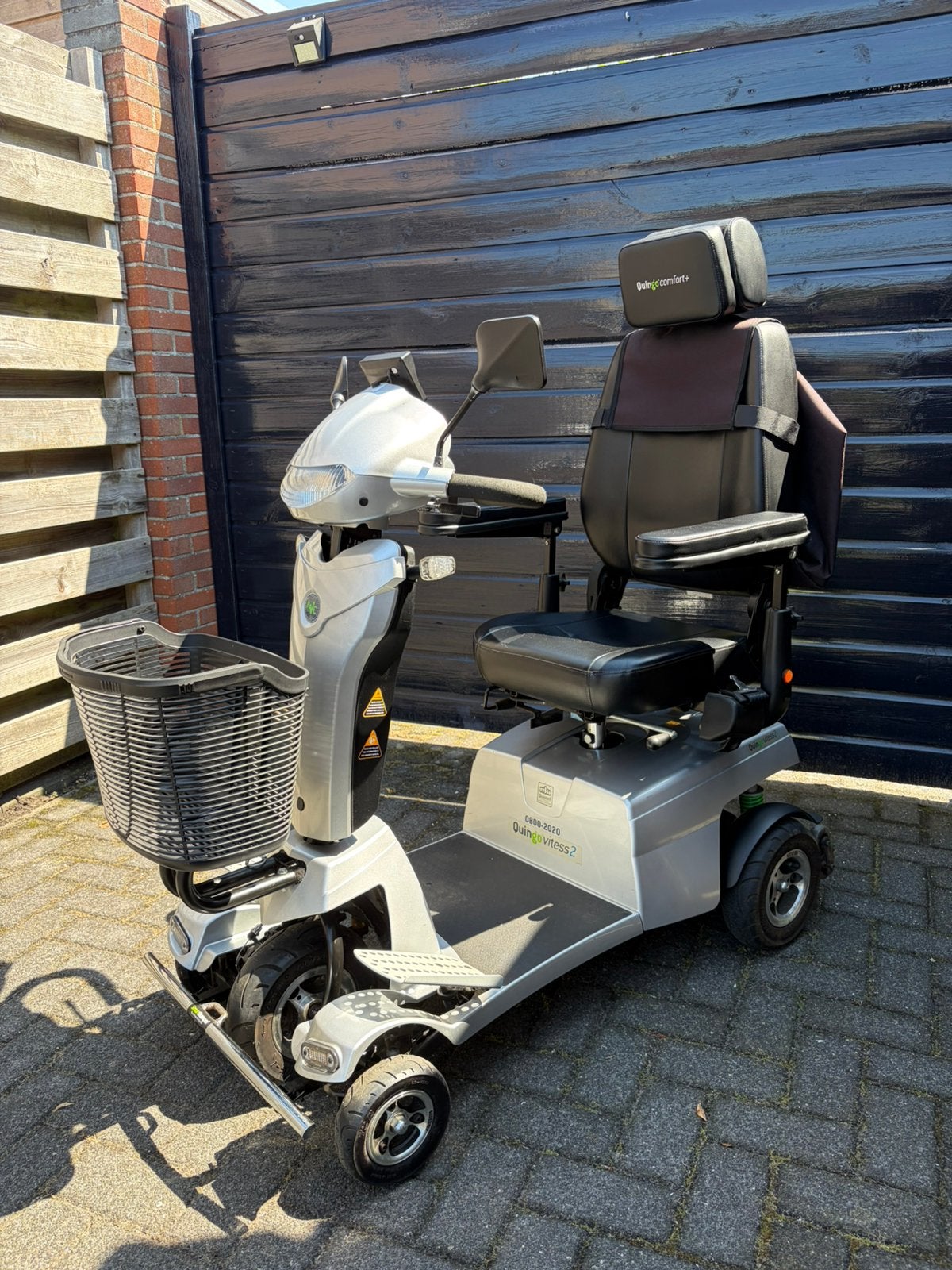 Quingo Vitess 2 scootmobiel €800,00, Ophalen, Gebruikt, Quingo, 11 t/m 15 km/u