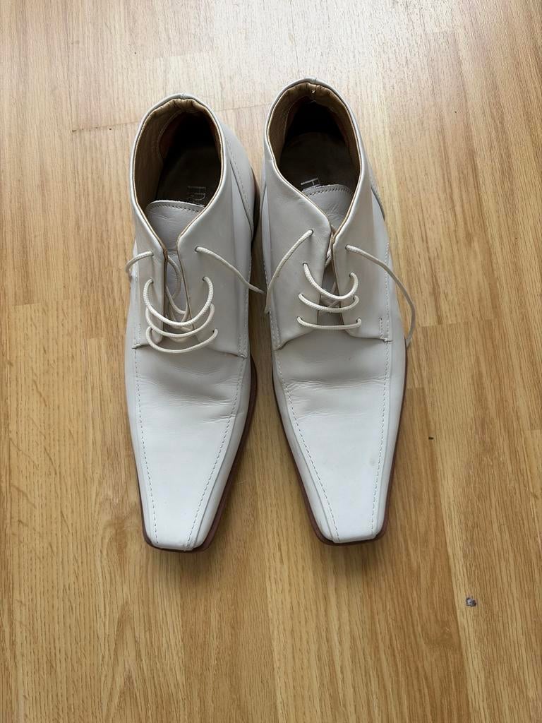 Witte Francesco nette schoenen, maat 42, Kleding | Heren, Schoenen, Ophalen of Verzenden, Gedragen, Wit, Veterschoenen