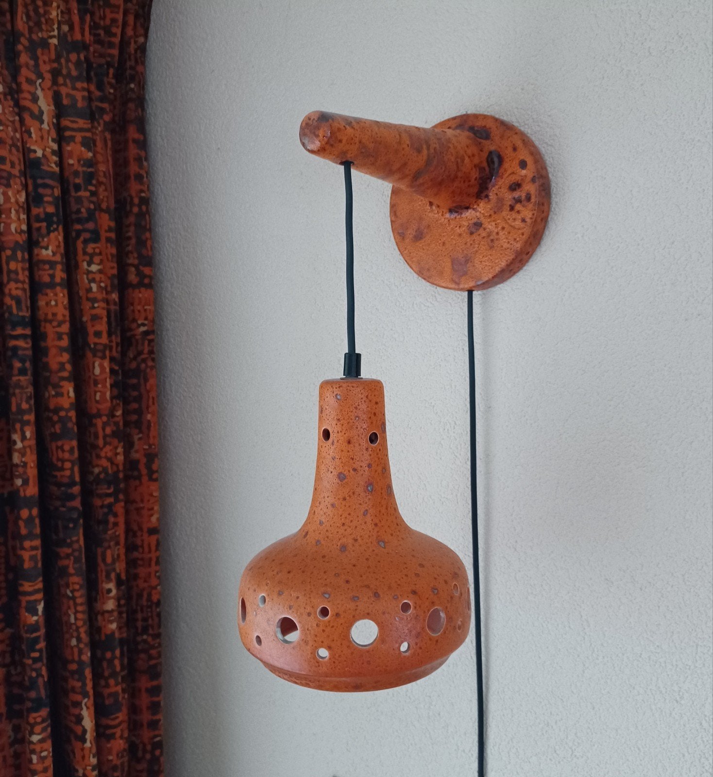 Originele vintage jaren '70 wandlamp., Ophalen of Verzenden