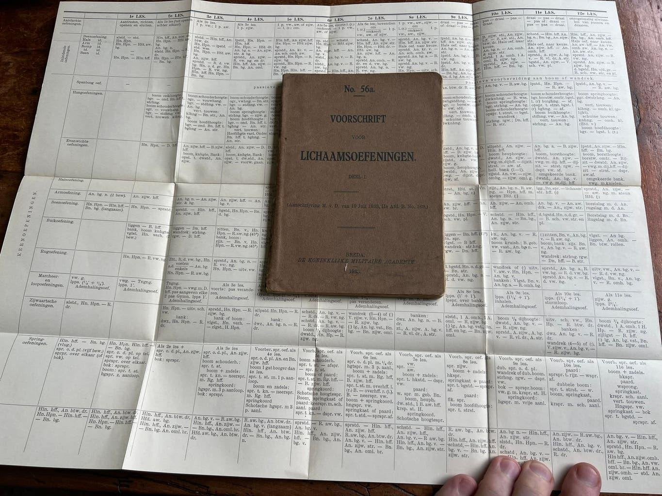 Nederlands voorschrift mobilisatie marcheren onderwijs 1933, Verzenden, Nederland, Embleem of Badge