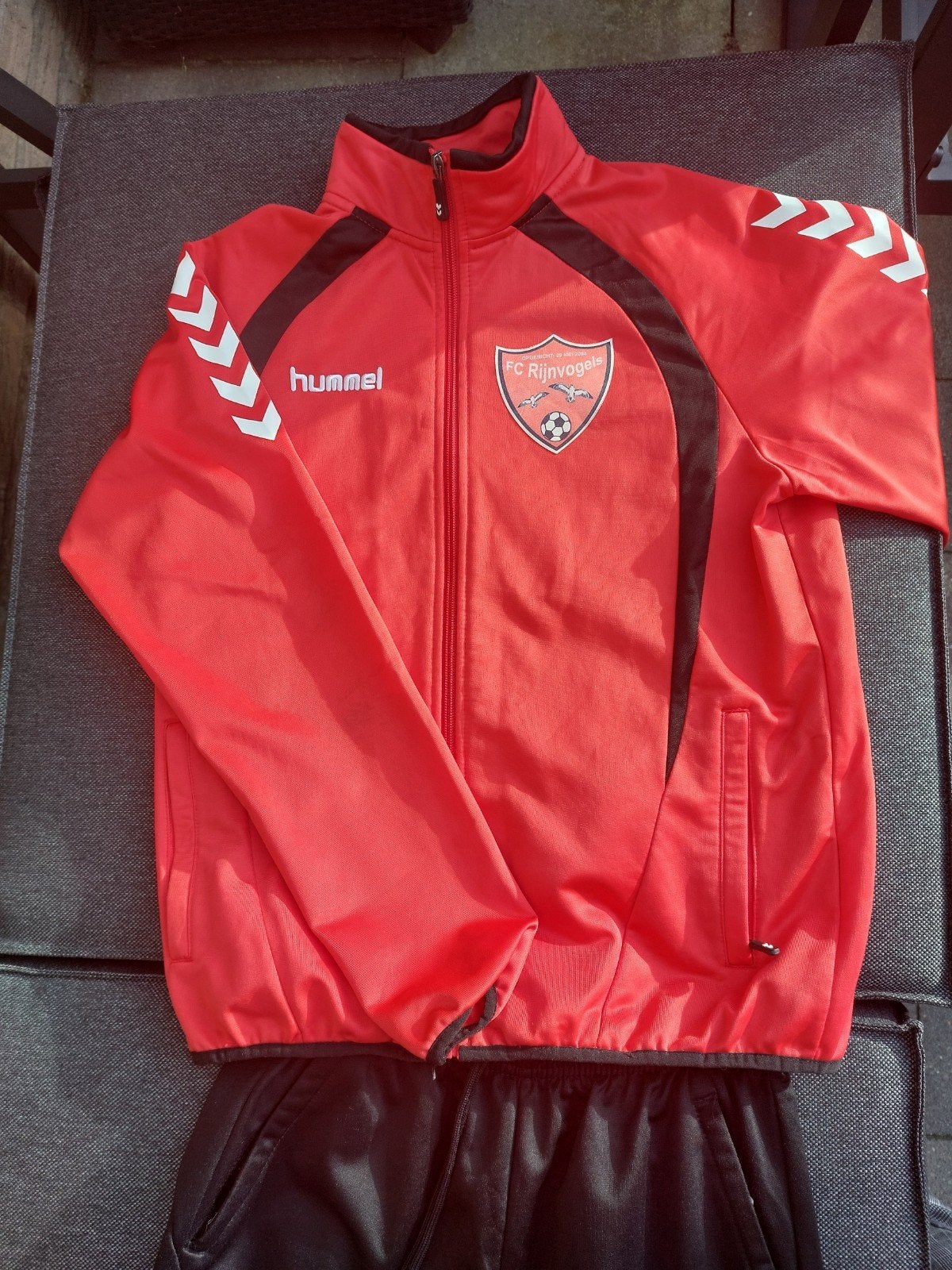 Hummel trainingspak FC Rijnvogels maat 164, Ophalen, Jongen of Meisje, Sport- of Zwemkleding, Zo goed als nieuw