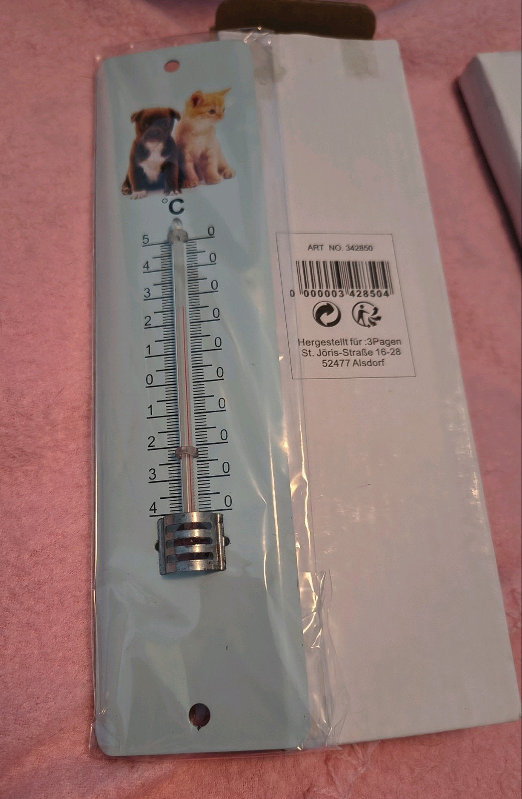 Leuke temperatuurmeter voor op de kinderkamer - Nieuw!, Huis en Inrichting, Woonaccessoires | Thermometers, Kunststof, Binnenthermometer
