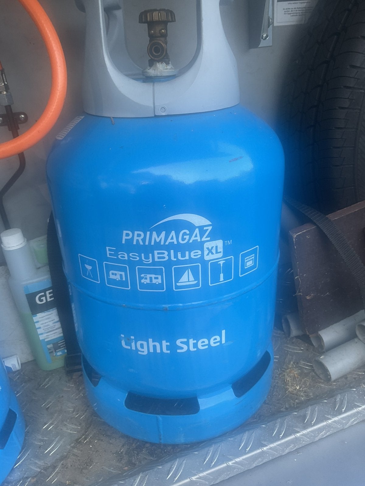 Lege gasfles te koop voor camping Primagaz, Ophalen, Gebruikt