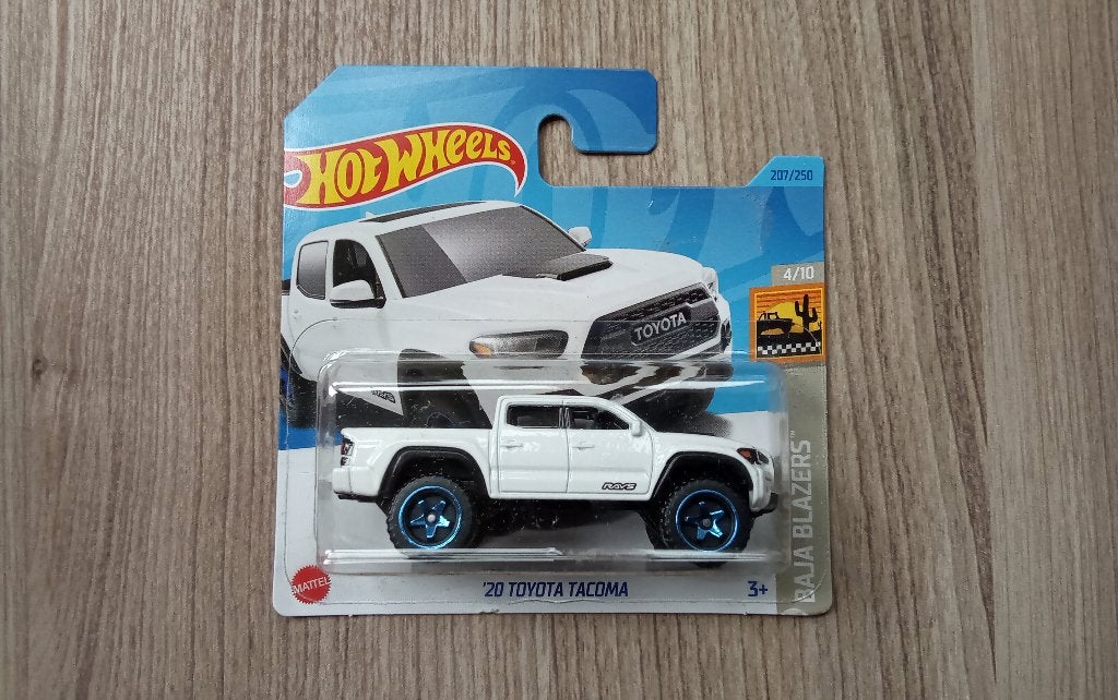 Hot Wheels Toyota Tacoma wit, Ophalen of Verzenden, Nieuw, Auto