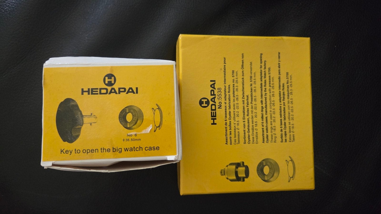 HEDAPAI Horlogekastopener Set voor oa. Rolex, Ophalen, Staal, Overige merken