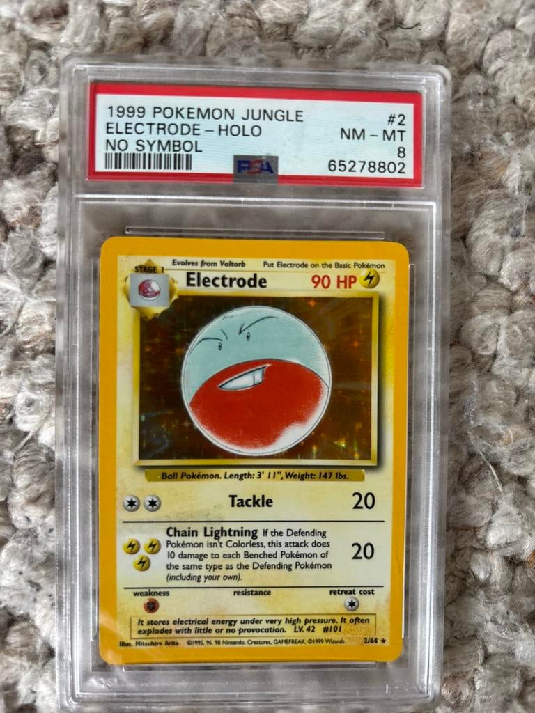 Electrode jungle no symbol error PSA 8, Ophalen, Zo goed als nieuw