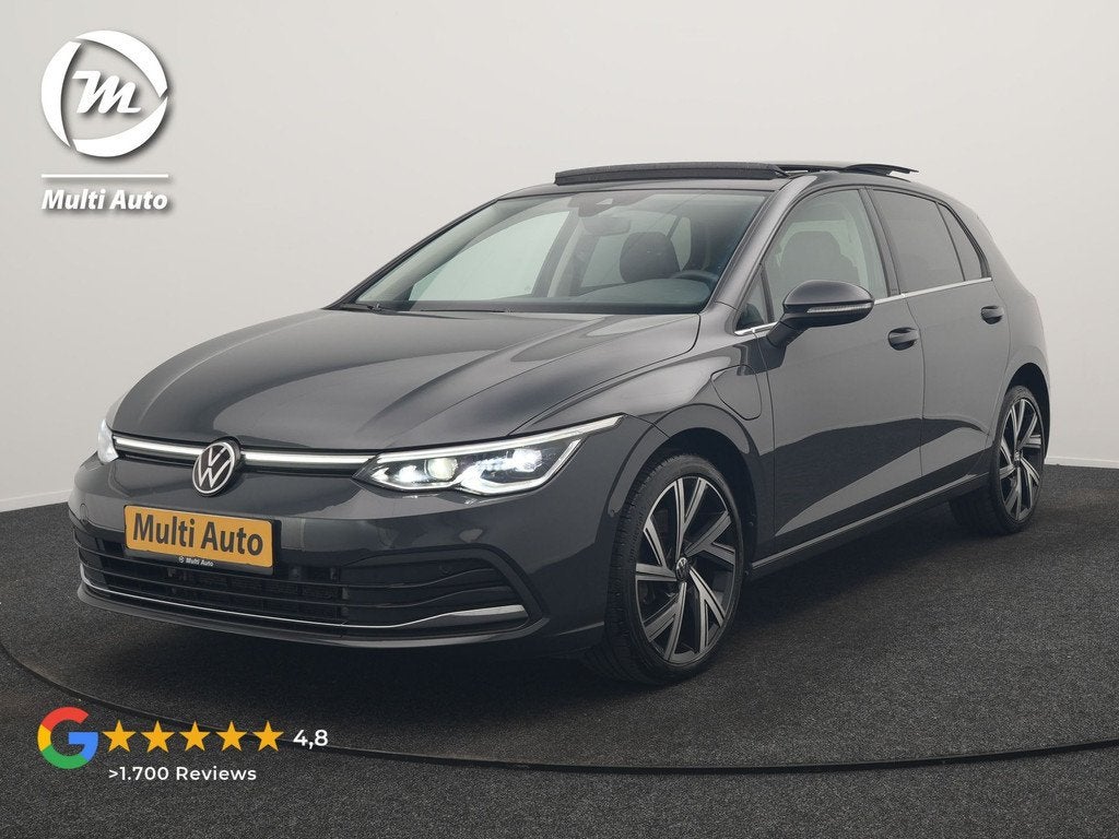 Volkswagen Golf 1.4 eHybrid Style PHEV 204pk Dealer O.H. | T, Auto's, Volkswagen, Gebruikt, Zwart, 4 cilinders, Alcantara