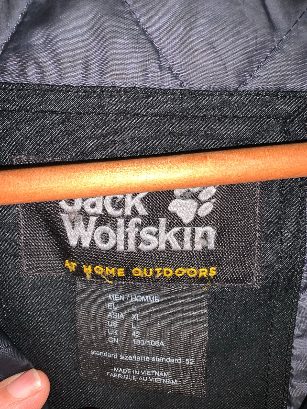 Jack Wolfskin Texapore Ecosphere Microguard Zwart, Ophalen of Verzenden, Zo goed als nieuw, Maat 52/54 (L), Zwart