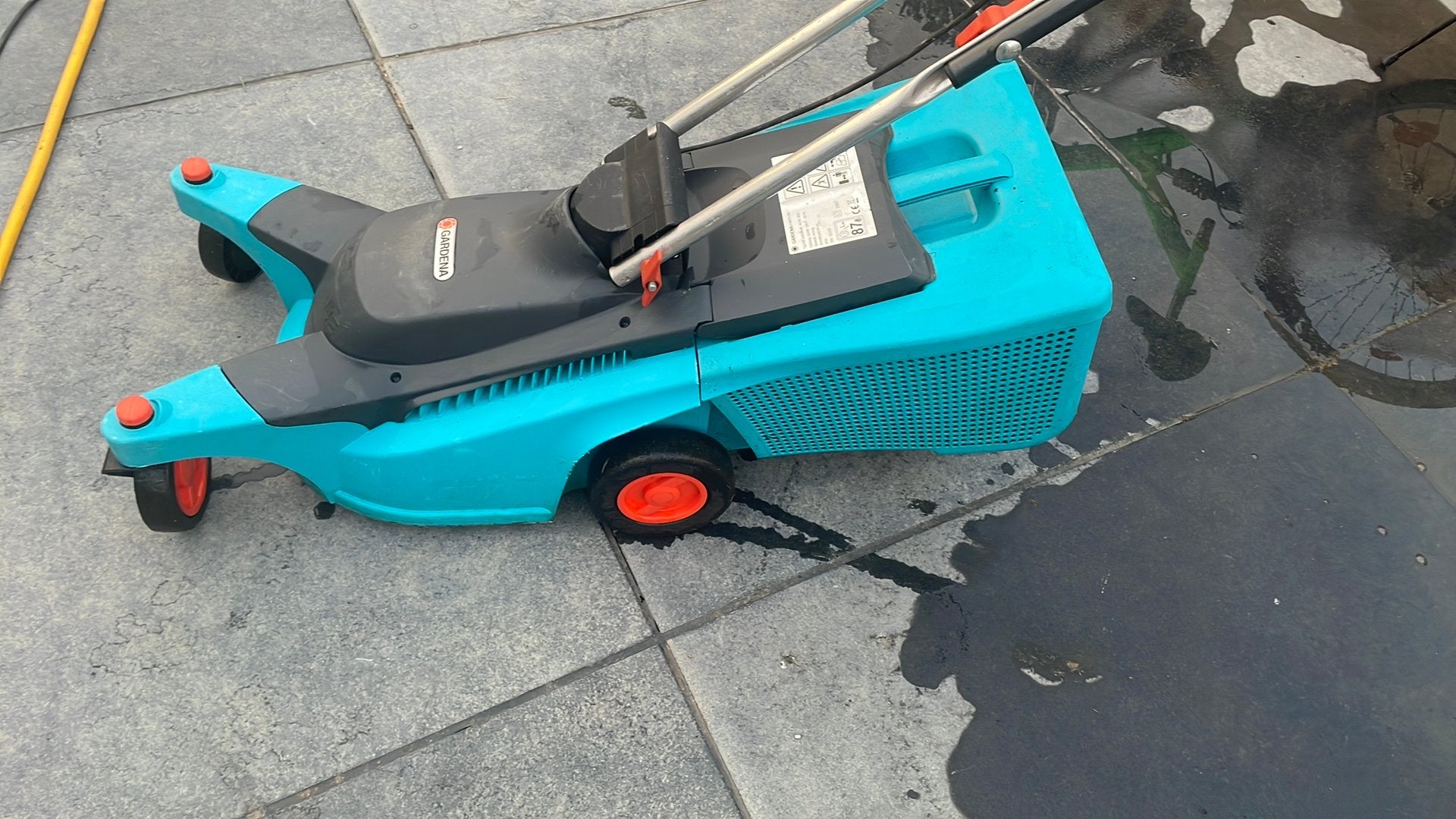 Gardena Elektrische Grasmaaier 34E basicMove, Ophalen, Cirkelmaaier, Gebruikt, Elektrische grasmaaier