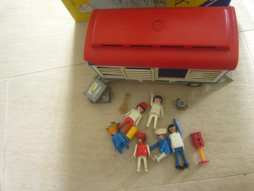 playmobil circuswagen en  kunstmeststrooier, Ophalen, Losse onderdelen, Voertuig, Zo goed als nieuw