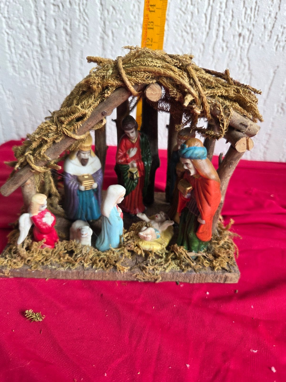 kerststalletje., Antiek en Kunst, Antiek | Religie, Ophalen of Verzenden