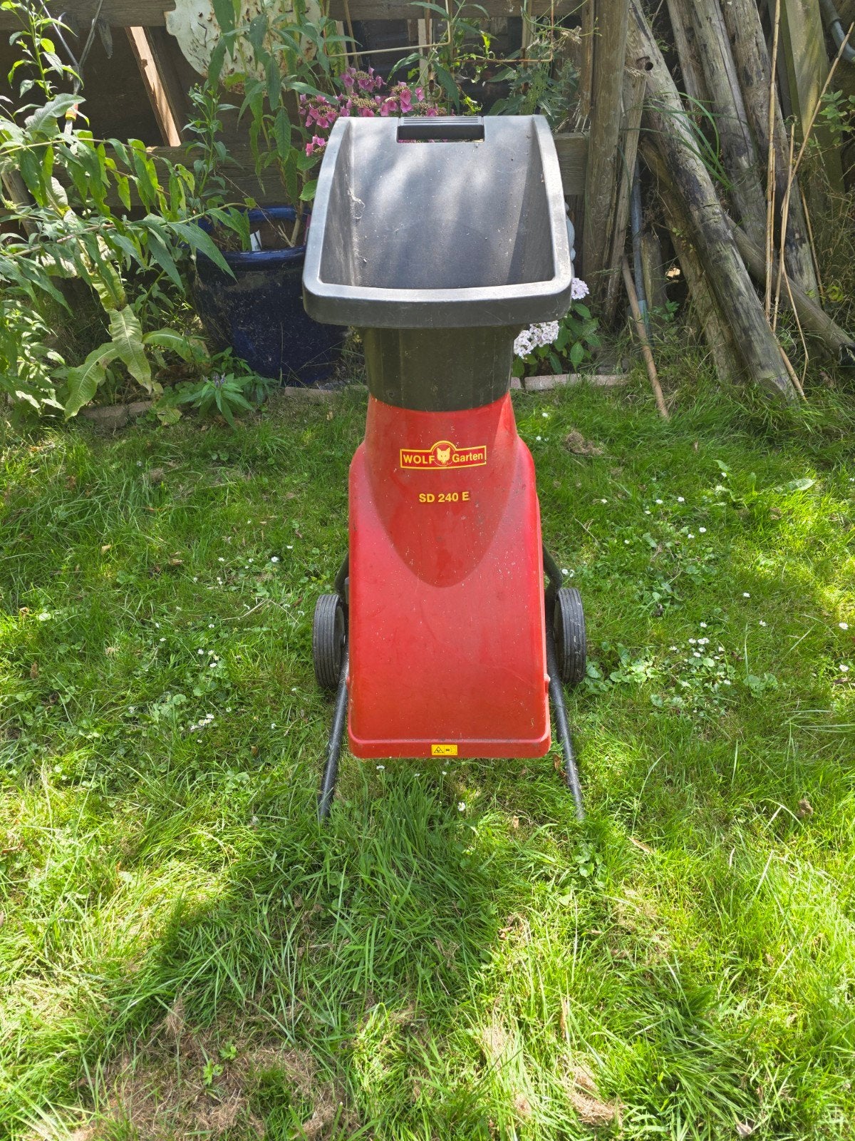 takken hakselaar, Ophalen, Gebruikt, Wolf-Garten