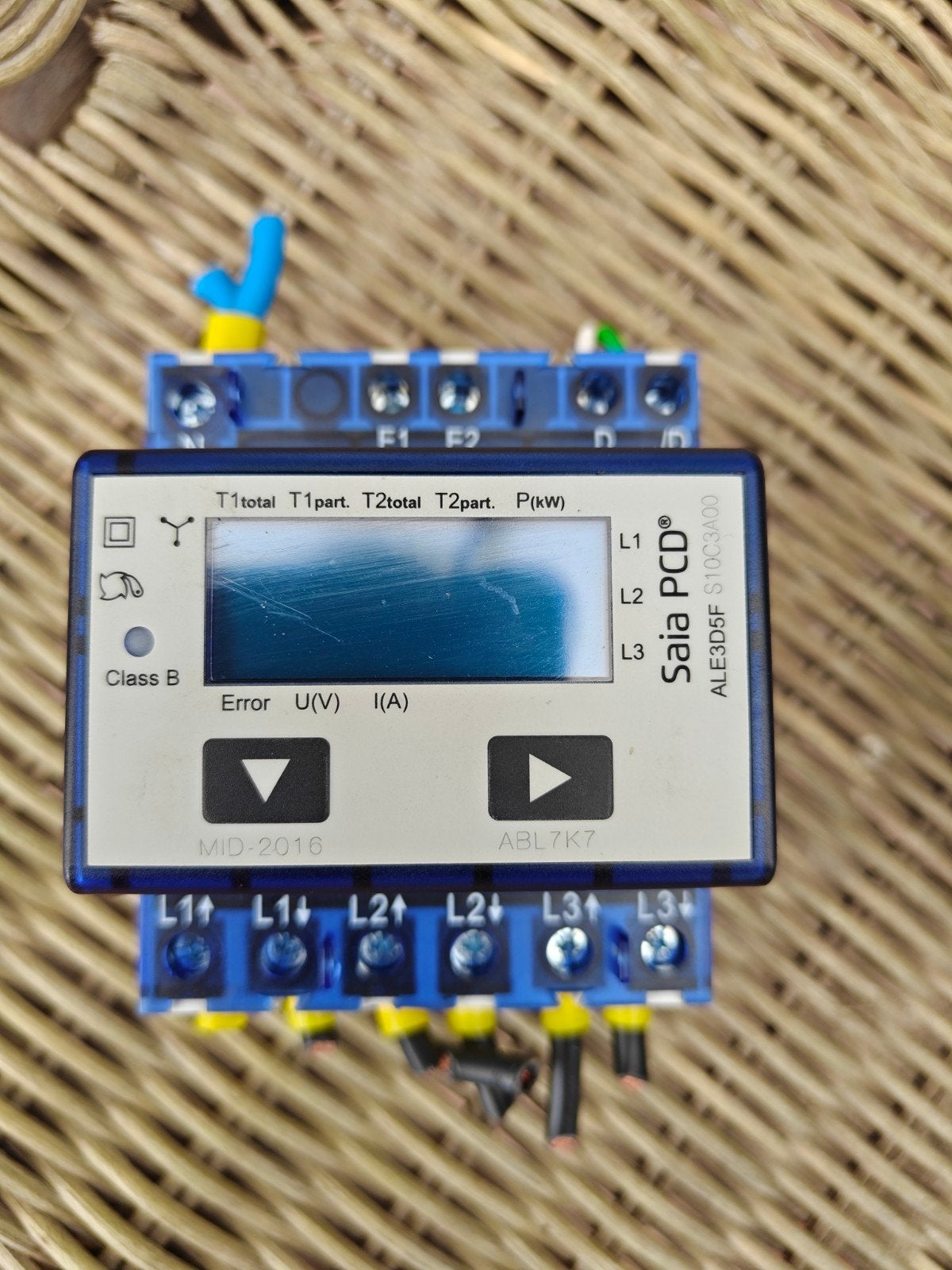 Saia PCD ALE3D5F S10C3A00 3-fase energiemeter, Ophalen of Verzenden, Gebruikt, Overige typen
