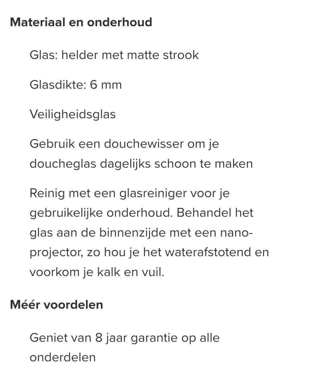 Douchedeur nieuw in verpakking, Ophalen, Nieuw