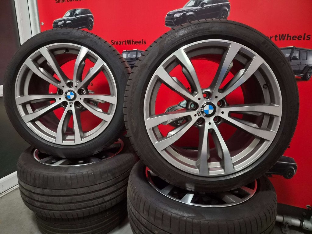 20 inch ORIGINEEL BMW BREEDSET 469 M F15 F16 VELGEN EN BANDE