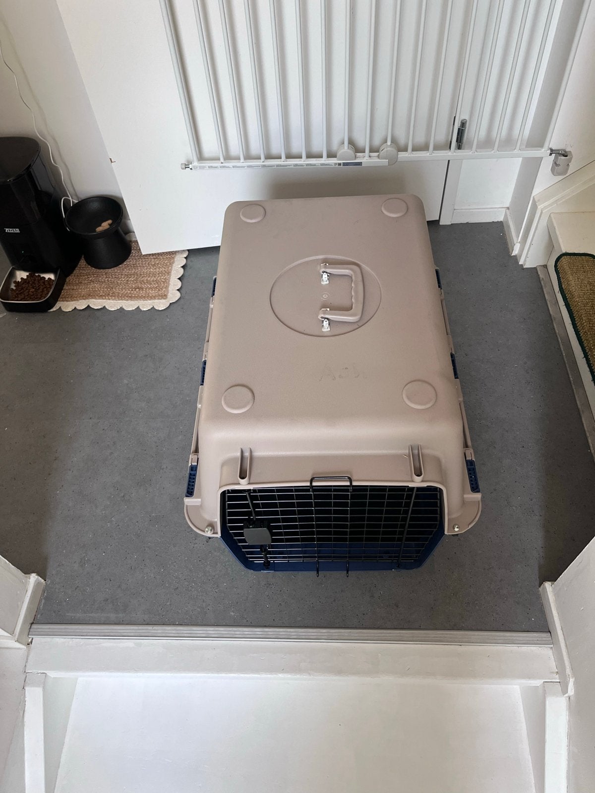 Transport box voor een kat, Ophalen, Gebruikt