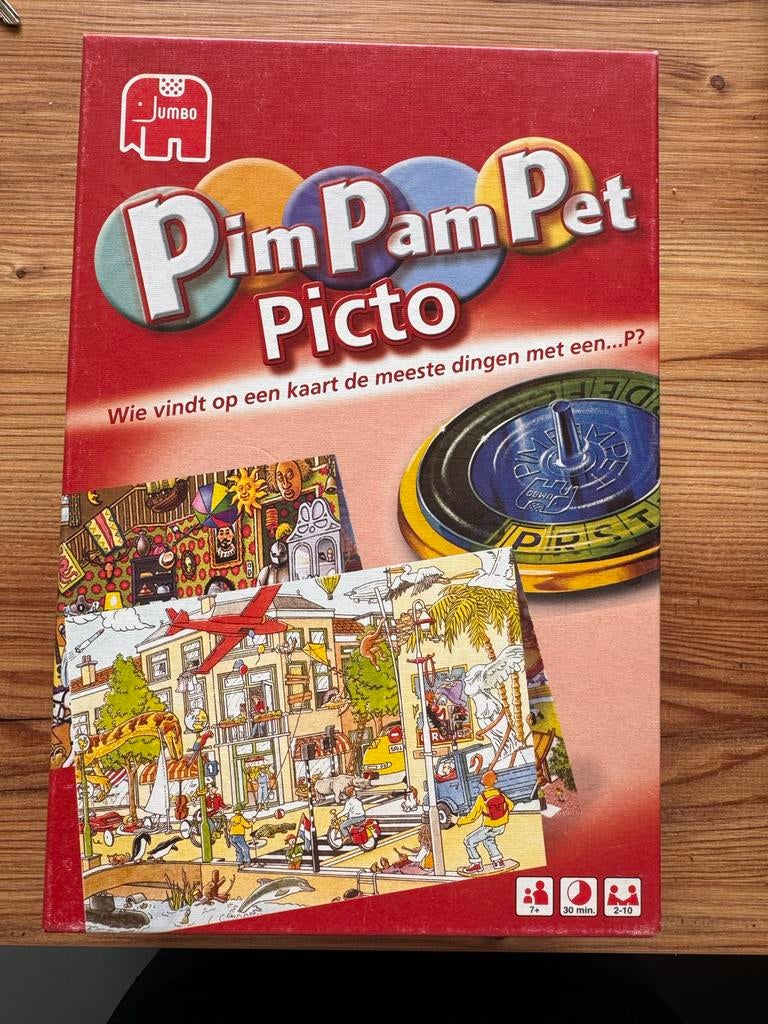 Jumbo Pim Pam Pet Picto - Zoekspel voor het hele gezin, Ophalen of Verzenden, Zo goed als nieuw