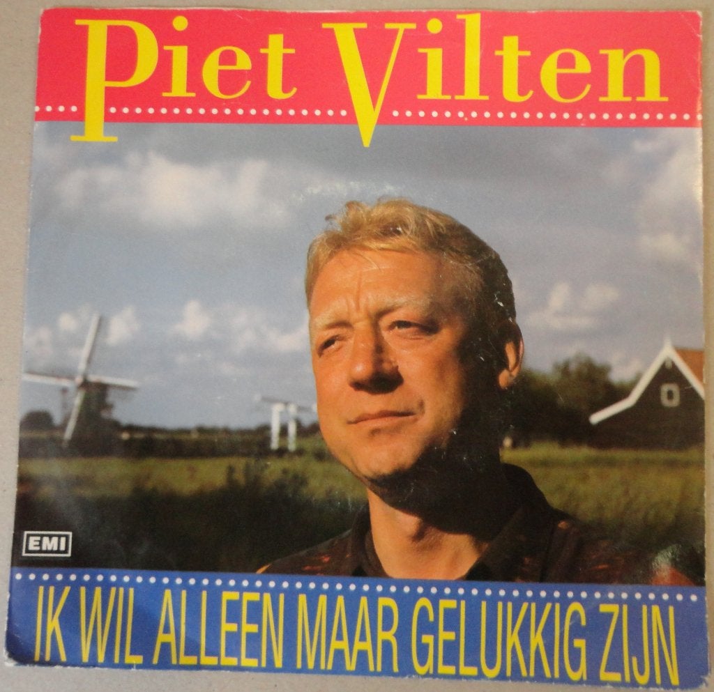 Piet Vilten > Ik wil alleen maar gelukkig zijn, Ophalen of Verzenden, Gebruikt, 7 inch, Nederlandstalig