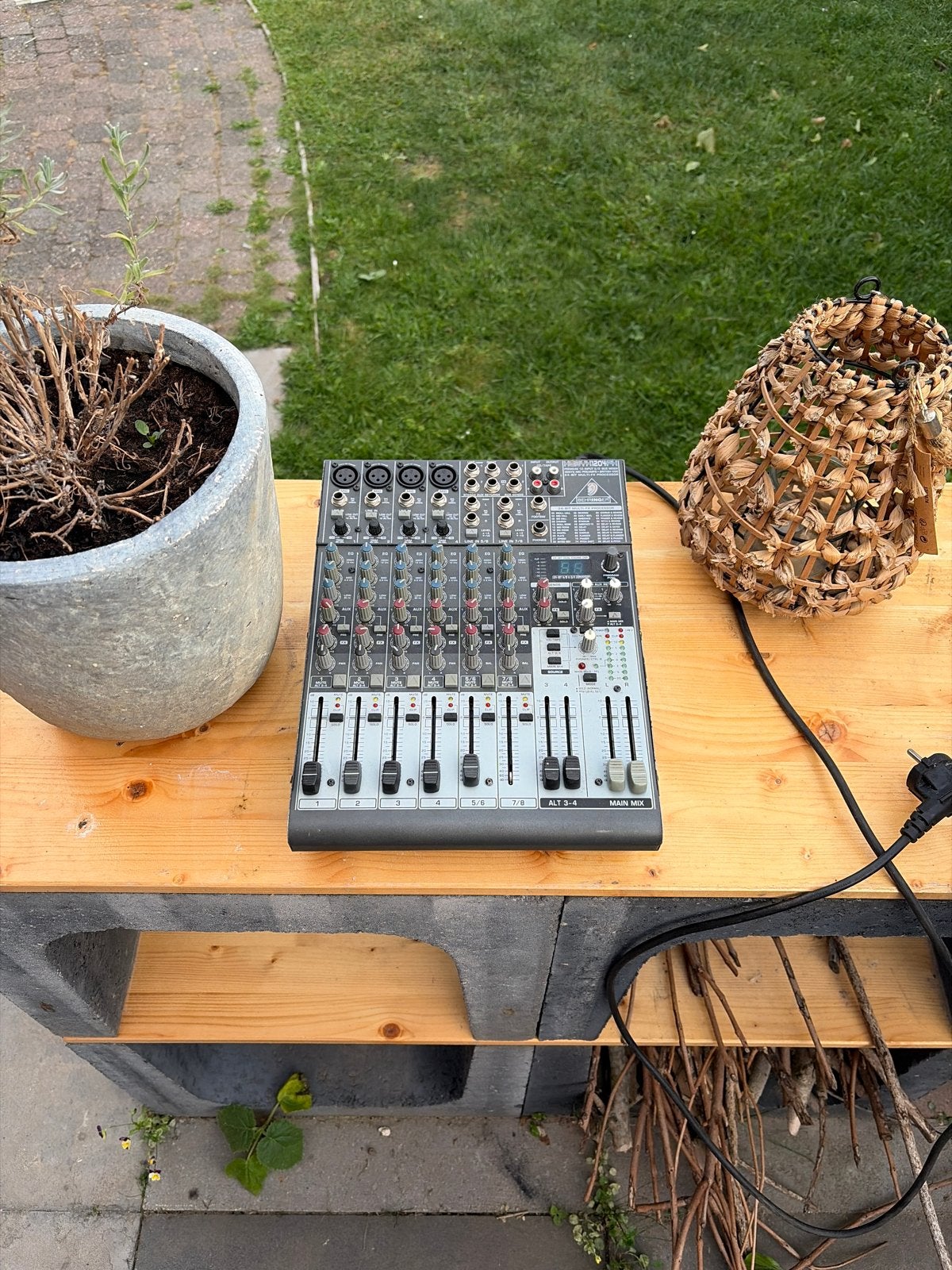 Behringer Xenyx 1204FX Mixer, Ophalen of Verzenden, Gebruikt, 10 tot 20 kanalen, Microfooningang