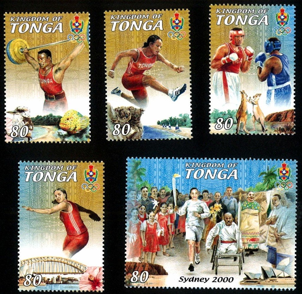 TONGA_2000_treinen, Ophalen of Verzenden, Postfris, Treinen