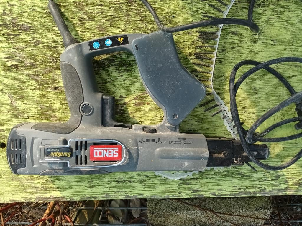 Senco Duraspin DS200-AC Schroefmachine - Gebruikt, Doe-het-zelf en Verbouw, Gereedschap | Boormachines, Gebruikt, Boor- en Schroefmachine