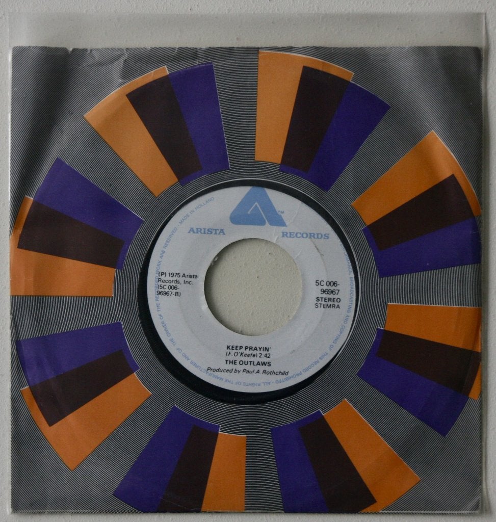 Outlaws - There goes another love song (NL 1975), 7 inch, Ophalen of Verzenden, Zo goed als nieuw, Pop