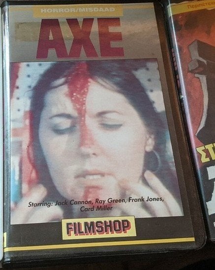 GEZOCHT - Axe VHS, Horror, Nederlands ondertiteld, Gebruikt, Vanaf 16 jaar