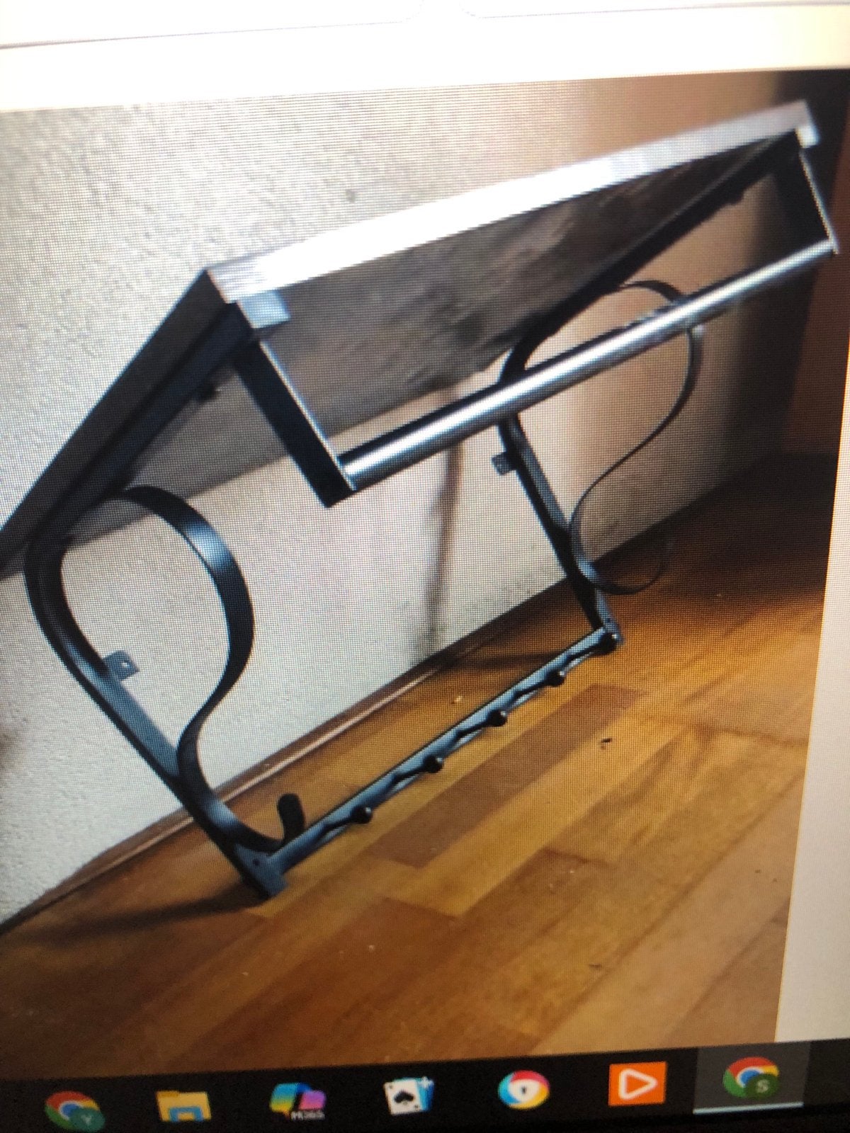 Metalen wandkapstok met hoedenplank en haken, Nieuw, Minder dan 100 cm, Metaal, Ophalen