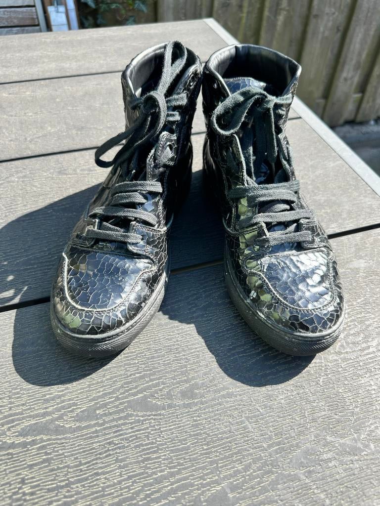 Balenciaga lederen sneaker maat 39, Ophalen of Verzenden, Zwart, Sneakers of Gympen