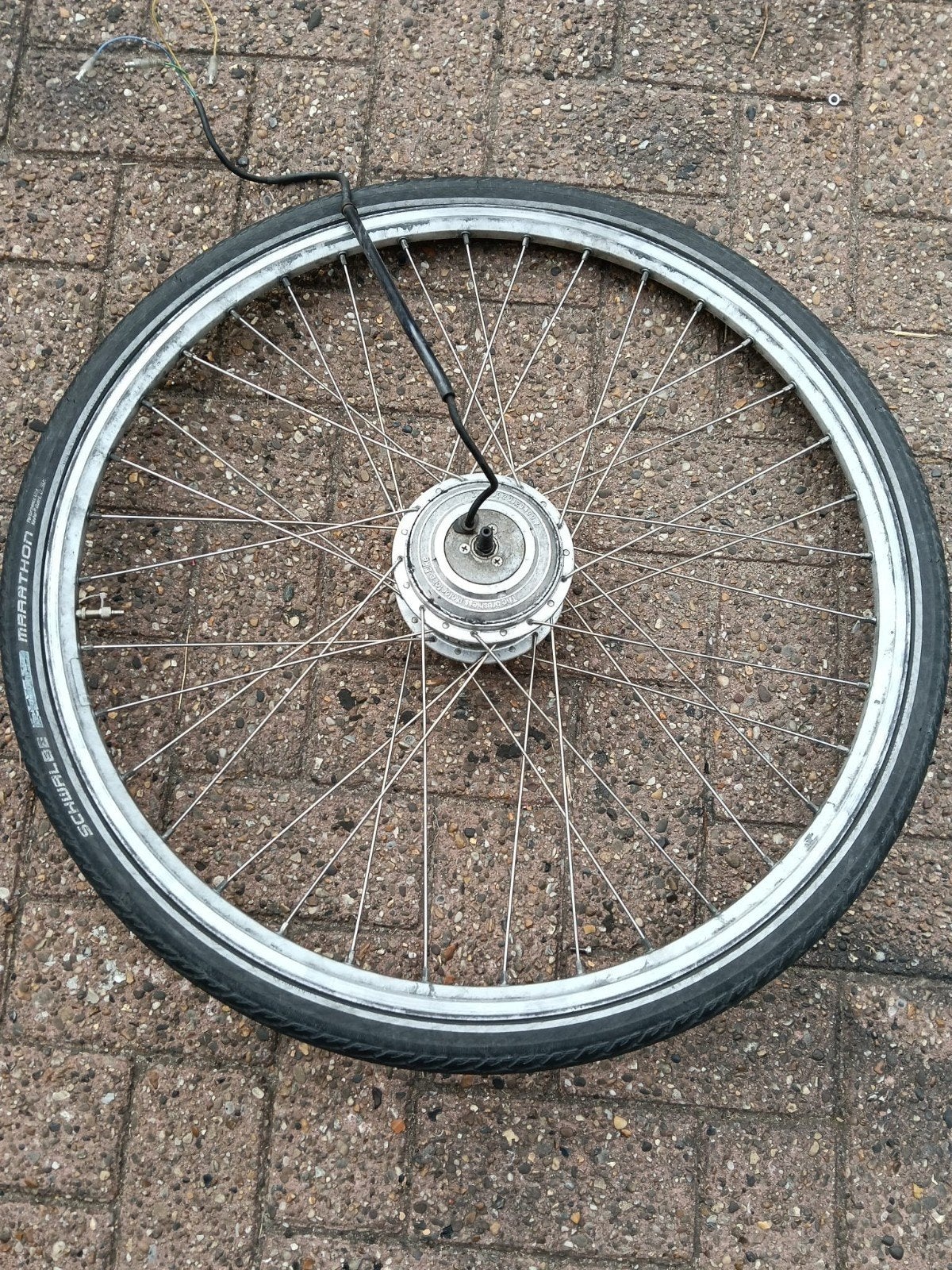 Voorwielmotor 3 pins, Fietsen en Brommers, Fietsonderdelen, Ophalen of Verzenden
