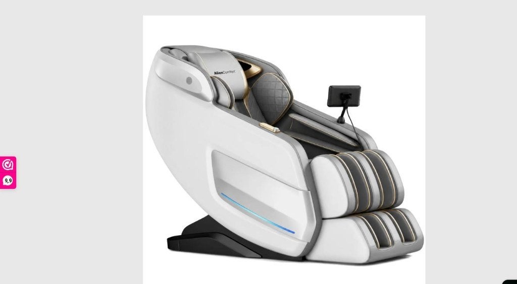 AlienComfort Massagestoel ASTRON Wit - Nieuw, Ophalen of Verzenden, Nieuw, Massagestoel of Kussen