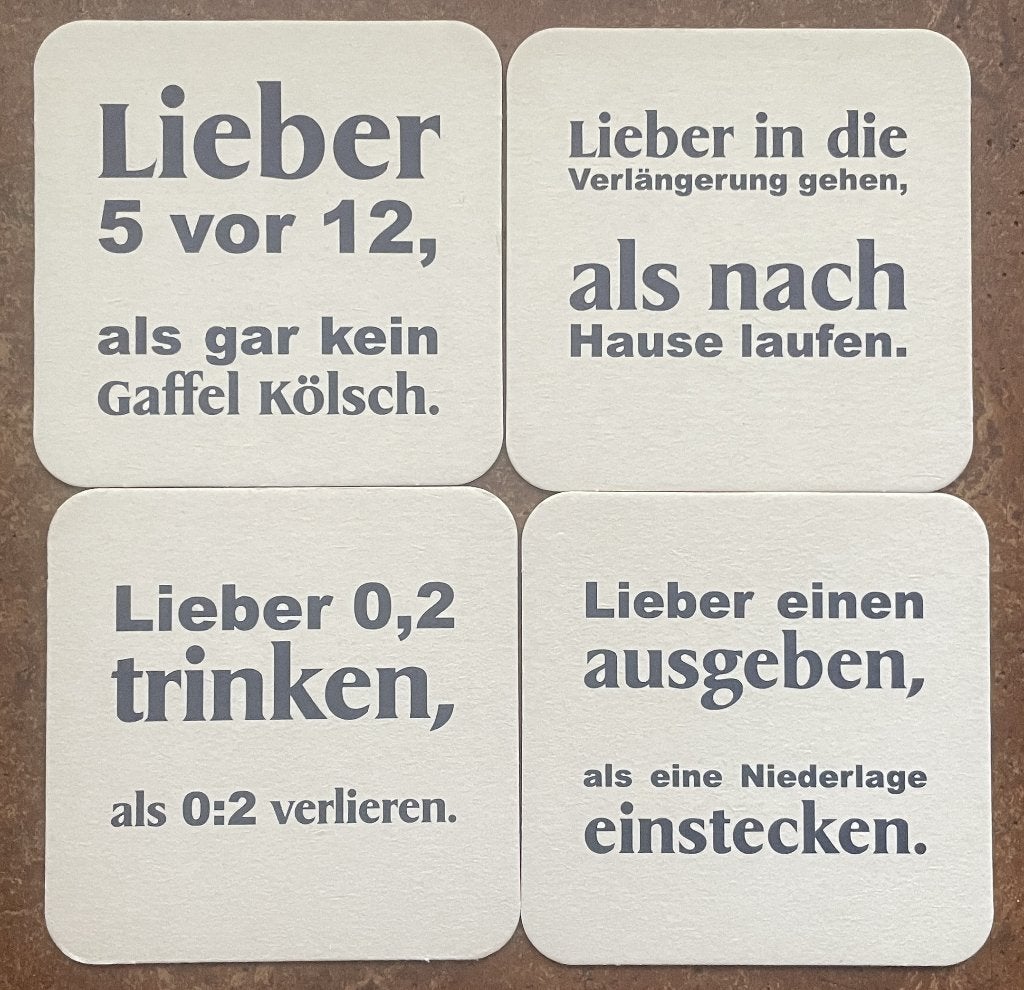 Gaffel complete serie bierviltjes, Verzamelen, Biermerken, Ophalen of Verzenden, Nieuw, Viltje(s), Overige merken