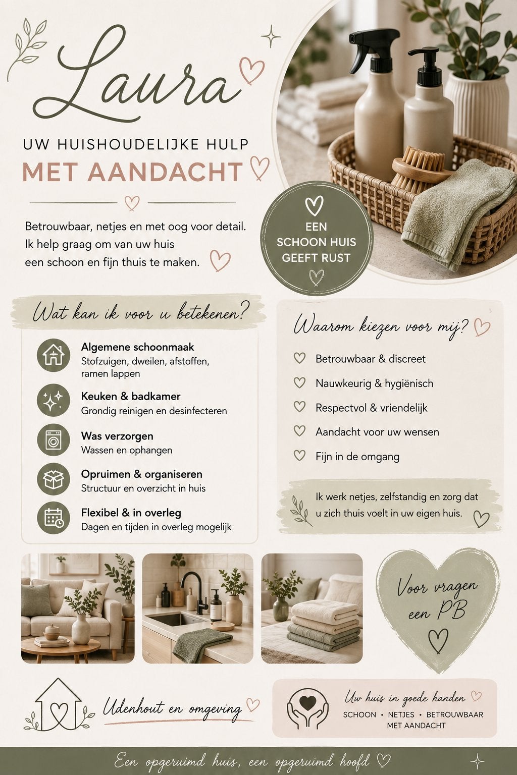 Huishoudelijke hulp., Vacatures