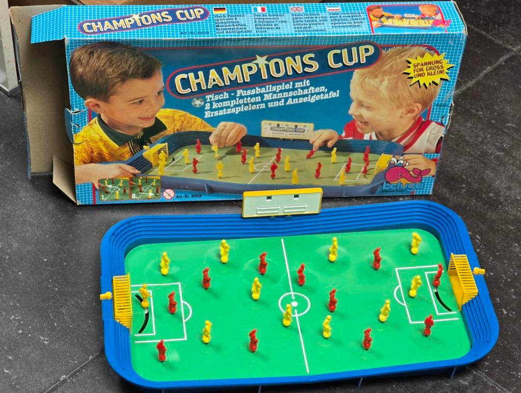 Champions Cup Tafelvoetbalspel - Compleet en Mooi, Ophalen of Verzenden, Zo goed als nieuw