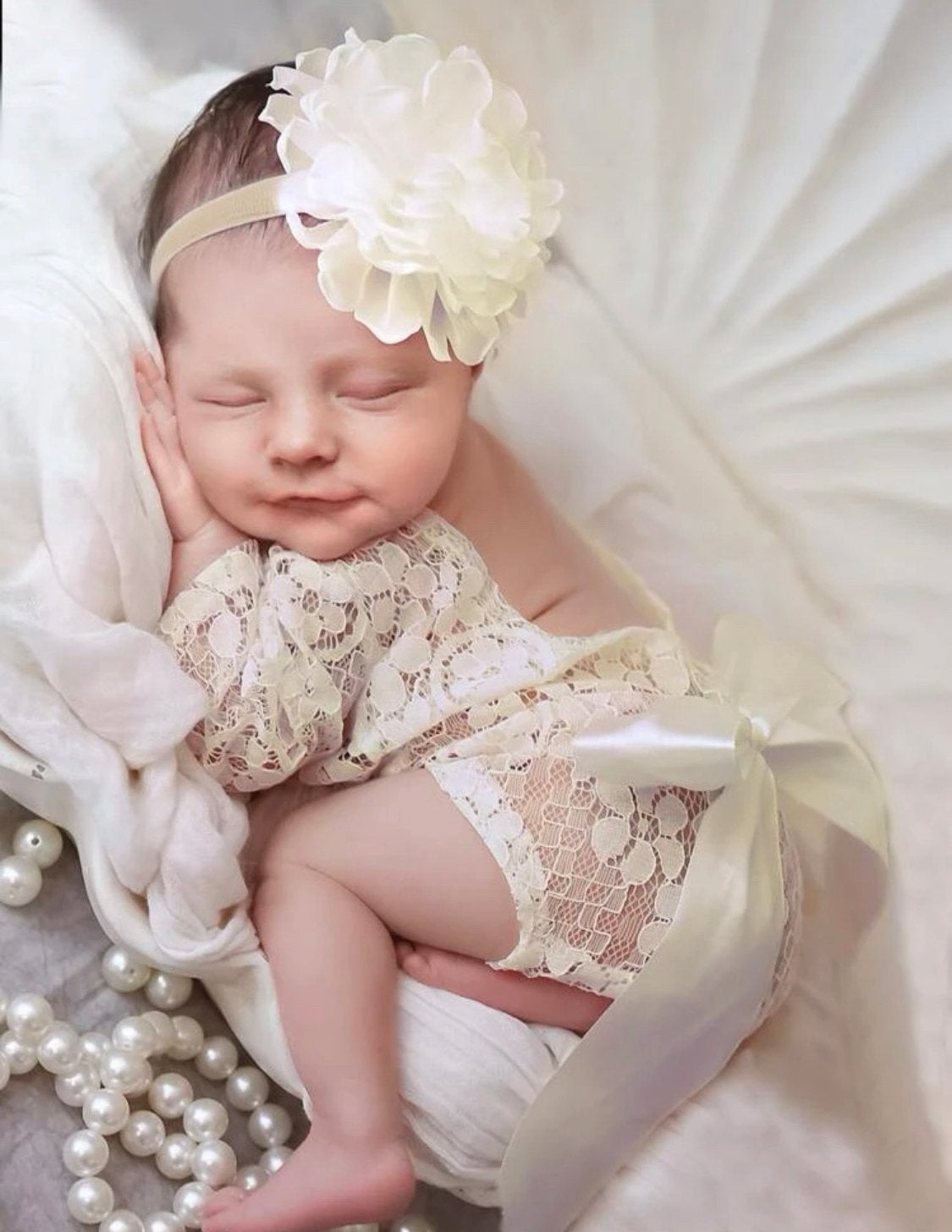 Baby Romper & Haarband Set - Nieuw. Fotoshoot, Ophalen of Verzenden, Nieuw, Meisje, Overige typen
