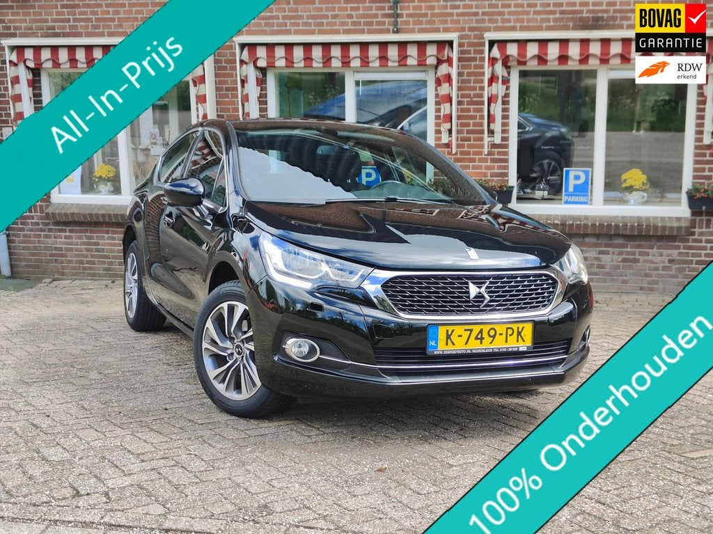 DS 4 1.2 PureTech Chic Navi Clima Cruise PDC - RIJKLAAR -, Auto's, DS, Bedrijf, Te koop, DS 4, ABS, Airbags, Airconditioning, Automatische klimaatregeling