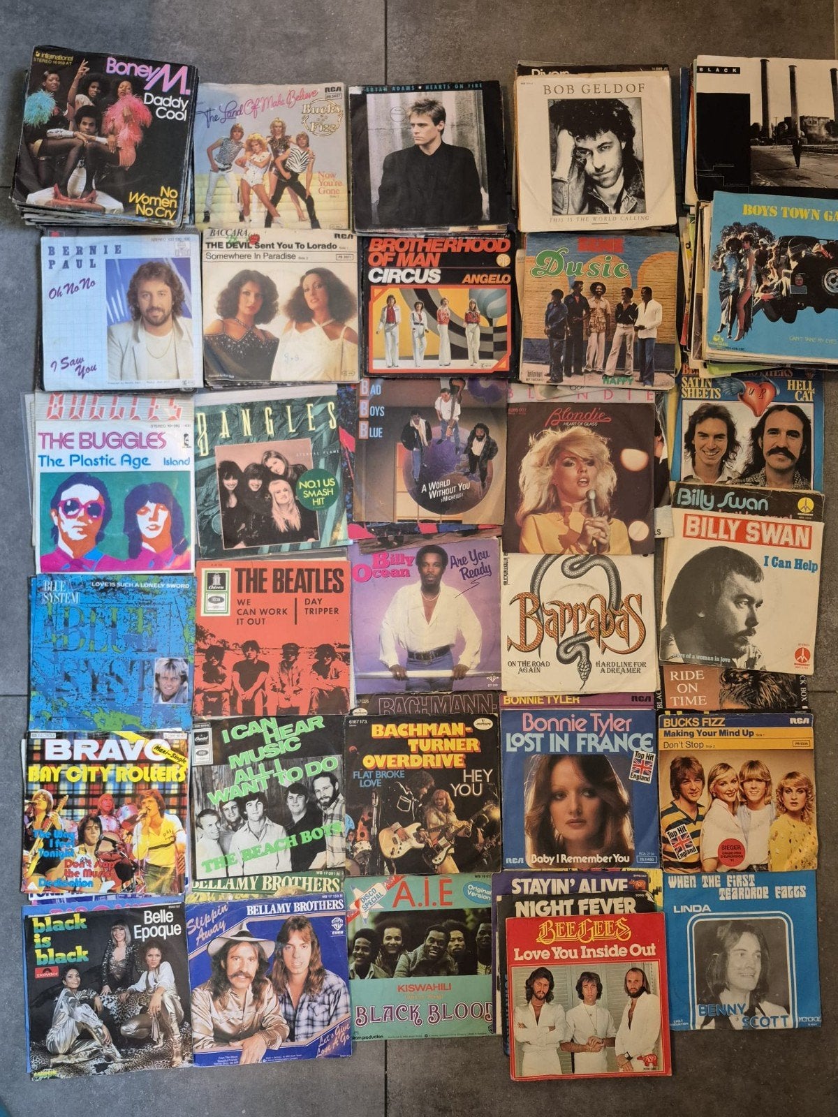 Foto 9 van Grote collectie 1245 stuks 7 inch vinyl singles- pop, rock..